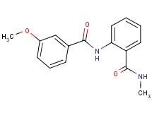 2-[(3-methoxybenzoyl)amino]-N-methylbenzamide