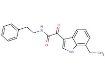 2-(7-ethyl-1H-indol-3-yl)-2-oxo-N-(2-phenylethyl)acetamide