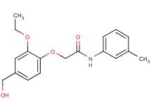 2-[2-ethoxy-4-(hydroxymethyl)phenoxy]-N-(3-methylphenyl)acetamide
