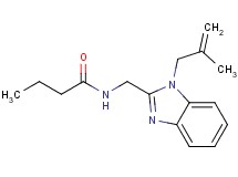 N-{[1-(2-methyl-2-propen-1-yl)-1H-benzimidazol-2-yl]methyl}butanamide