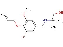2-{[4-(allyloxy)-3-bromo-5-methoxybenzyl]amino}-2-methyl-1-propanol hydrochloride