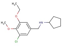 N-(3-chloro-5-ethoxy-4-methoxybenzyl)cyclopentanamine hydrochloride