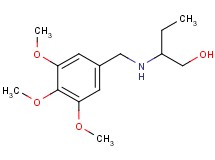2-[(3,4,5-trimethoxybenzyl)amino]-1-butanol hydrochloride