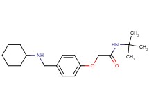 N-(tert-butyl)-2-{4-[(cyclohexylamino)methyl]phenoxy}acetamide hydrochloride
