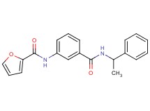 N-(3-{[(1-phenylethyl)amino]carbonyl}phenyl)-2-furamide