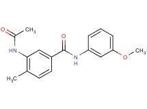 3-(acetylamino)-N-(3-methoxyphenyl)-4-methylbenzamide