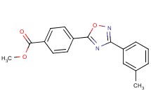 methyl 4-[3-(3-methylphenyl)-1,2,4-oxadiazol-5-yl]benzoate