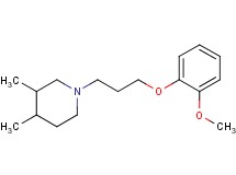 1-[3-(2-methoxyphenoxy)propyl]-3,4-dimethylpiperidine hydrochloride