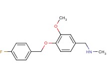 {4-[(4-fluorobenzyl)oxy]-3-methoxybenzyl}methylamine hydrochloride