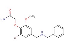 2-{4-[(benzylamino)methyl]-2-bromo-6-methoxyphenoxy}acetamide hydrochloride