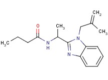 N-{1-[1-(2-methyl-2-propen-1-yl)-1H-benzimidazol-2-yl]ethyl}butanamide
