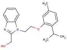 {1-[2-(2-isopropyl-5-methylphenoxy)ethyl]-1H-benzimidazol-2-yl}methanol