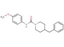 4-benzyl-N-(4-methoxyphenyl)-1-piperidinecarboxamide