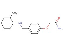 2-(4-{[(2-methylcyclohexyl)amino]methyl}phenoxy)acetamide