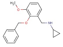 N-[2-(benzyloxy)-3-methoxybenzyl]cyclopropanamine hydrochloride