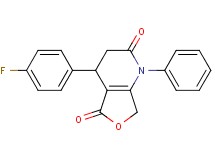 4-(4-fluorophenyl)-1-phenyl-4,7-dihydrofuro[3,4-b]pyridine-2,5(1H,3H)-dione