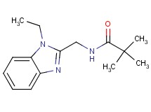 N-[(1-ethyl-1H-benzimidazol-2-yl)methyl]-2,2-dimethylpropanamide