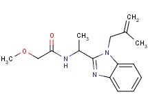 2-methoxy-N-{1-[1-(2-methyl-2-propen-1-yl)-1H-benzimidazol-2-yl]ethyl}acetamide