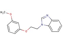 1-[2-(3-methoxyphenoxy)ethyl]-1H-benzimidazole