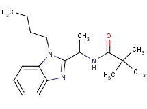 N-[1-(1-butyl-1H-benzimidazol-2-yl)ethyl]-2,2-dimethylpropanamide