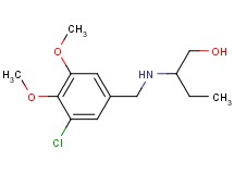 2-[(3-chloro-4,5-dimethoxybenzyl)amino]-1-butanol hydrochloride