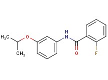 2-fluoro-N-(3-isopropoxyphenyl)benzamide