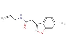 N-allyl-2-(6-methyl-1-benzofuran-3-yl)acetamide