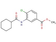 methyl 4-chloro-3-[(cyclohexylcarbonyl)amino]benzoate