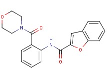 N-[2-(4-morpholinylcarbonyl)phenyl]-1-benzofuran-2-carboxamide