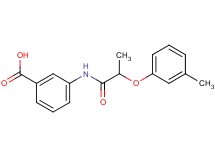 3-{[2-(3-methylphenoxy)propanoyl]amino}benzoic acid