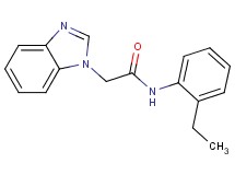 2-(1H-benzimidazol-1-yl)-N-(2-ethylphenyl)acetamide