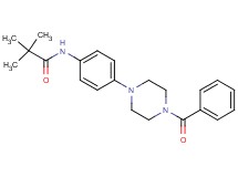 N-[4-(4-benzoyl-1-piperazinyl)phenyl]-2,2-dimethylpropanamide