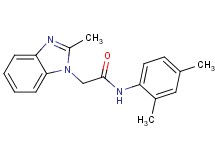 N-(2,4-dimethylphenyl)-2-(2-methyl-1H-benzimidazol-1-yl)acetamide