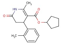 cyclopentyl 2-methyl-4-(2-methylphenyl)-6-oxo-1,4,5,6-tetrahydro-3-pyridinecarboxylate
