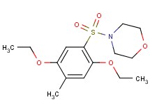 4-[(2,5-diethoxy-4-methylphenyl)sulfonyl]morpholine