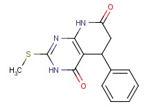 2-(methylthio)-5-phenyl-5,8-dihydropyrido[2,3-d]pyrimidine-4,7(3H,6H)-dione