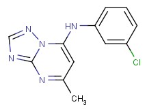 N-(3-chlorophenyl)-5-methyl[1,2,4]triazolo[1,5-a]pyrimidin-7-amine