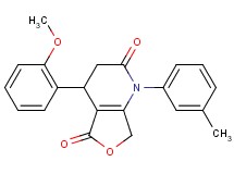 4-(2-methoxyphenyl)-1-(3-methylphenyl)-4,7-dihydrofuro[3,4-b]pyridine-2,5(1H,3H)-dione