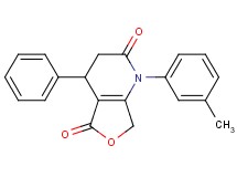 1-(3-methylphenyl)-4-phenyl-4,7-dihydrofuro[3,4-b]pyridine-2,5(1H,3H)-dione