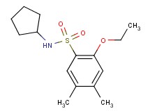 N-cyclopentyl-2-ethoxy-4,5-dimethylbenzenesulfonamide