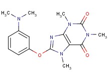 8-[3-(dimethylamino)phenoxy]-1,3,7-trimethyl-3,7-dihydro-1H-purine-2,6-dione