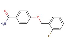 4-[(2-fluorobenzyl)oxy]benzamide