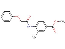 methyl 3-methyl-4-[(phenoxyacetyl)amino]benzoate