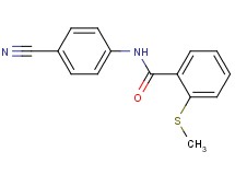 N-(4-cyanophenyl)-2-(methylthio)benzamide