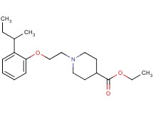 ethyl 1-[2-(2-sec-butylphenoxy)ethyl]-4-piperidinecarboxylate hydrochloride