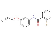 N-[3-(allyloxy)phenyl]-2-fluorobenzamide