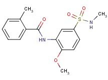 N-{2-methoxy-5-[(methylamino)sulfonyl]phenyl}-2-methylbenzamide