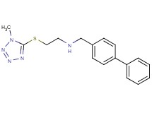 N-(4-biphenylylmethyl)-2-[(1-methyl-1H-tetrazol-5-yl)thio]ethanamine hydrochloride