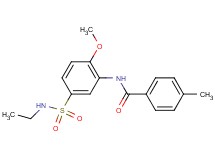 N-{5-[(ethylamino)sulfonyl]-2-methoxyphenyl}-4-methylbenzamide