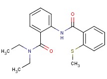 N-{2-[(diethylamino)carbonyl]phenyl}-2-(methylthio)benzamide